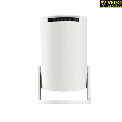 Magcubic HY300 Pro Mini Beamer – Rückseite in hoher vertikaler Ansicht